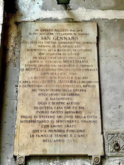 Casa San Gregorio Armeno Leilighet Napoli Eksteriør bilde